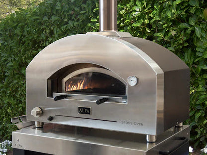 Alfa Stone Wood-Fired Pizza Oven Top - Copper